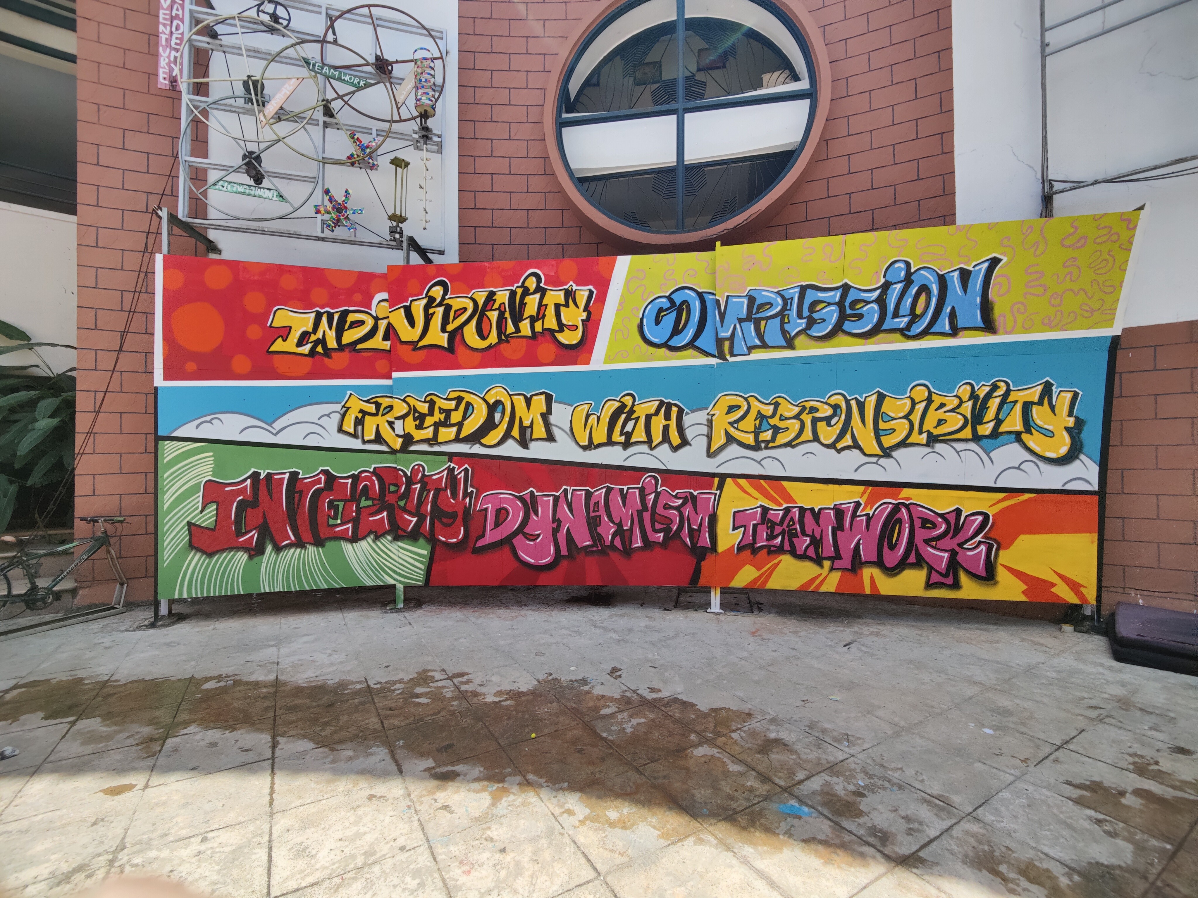 a detailed outlaw spray painting of a bunny with a bong, inventure academy