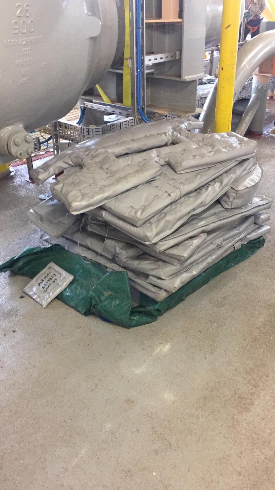 Acoustic Insulation Blanket Installation