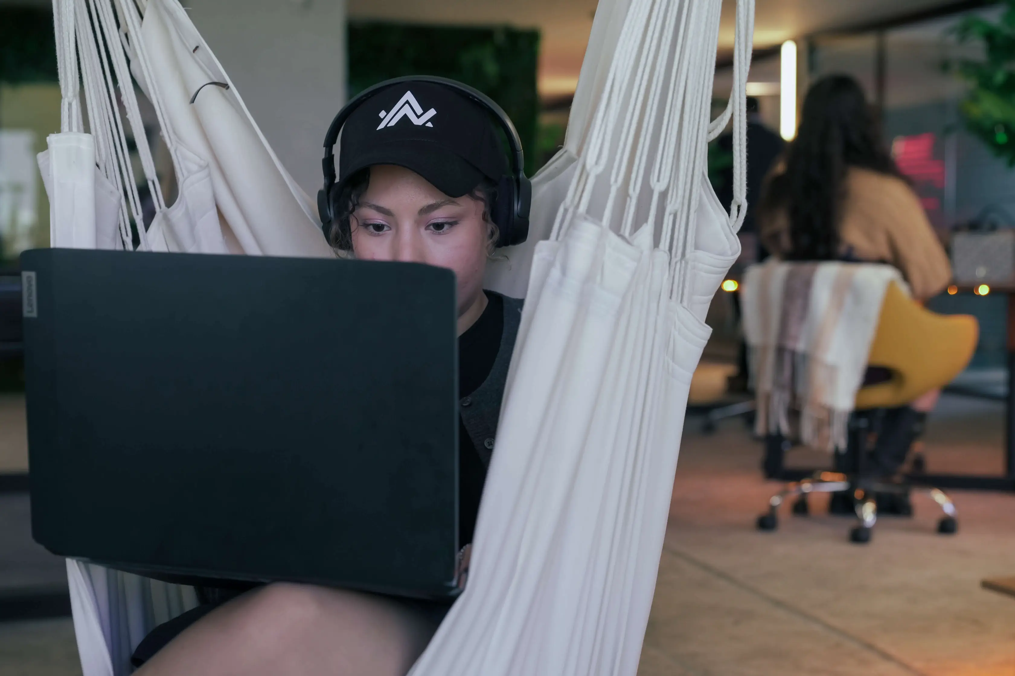 Modern startup office lifestyle at Neon Apps with tech team