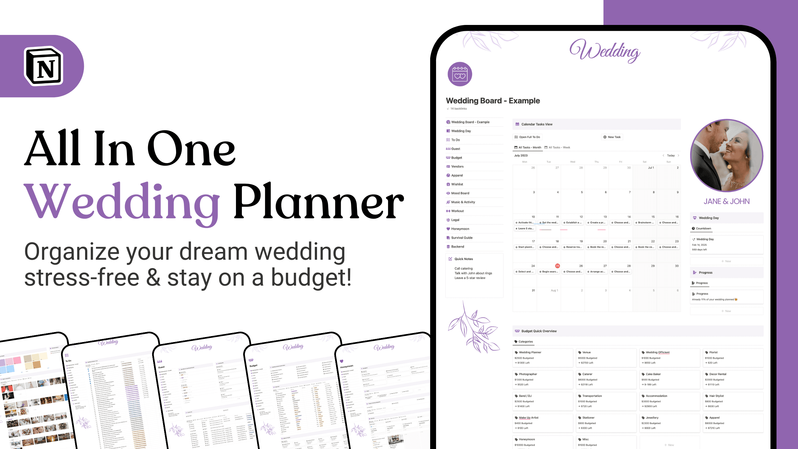 30+ Best Notion Planner Templates