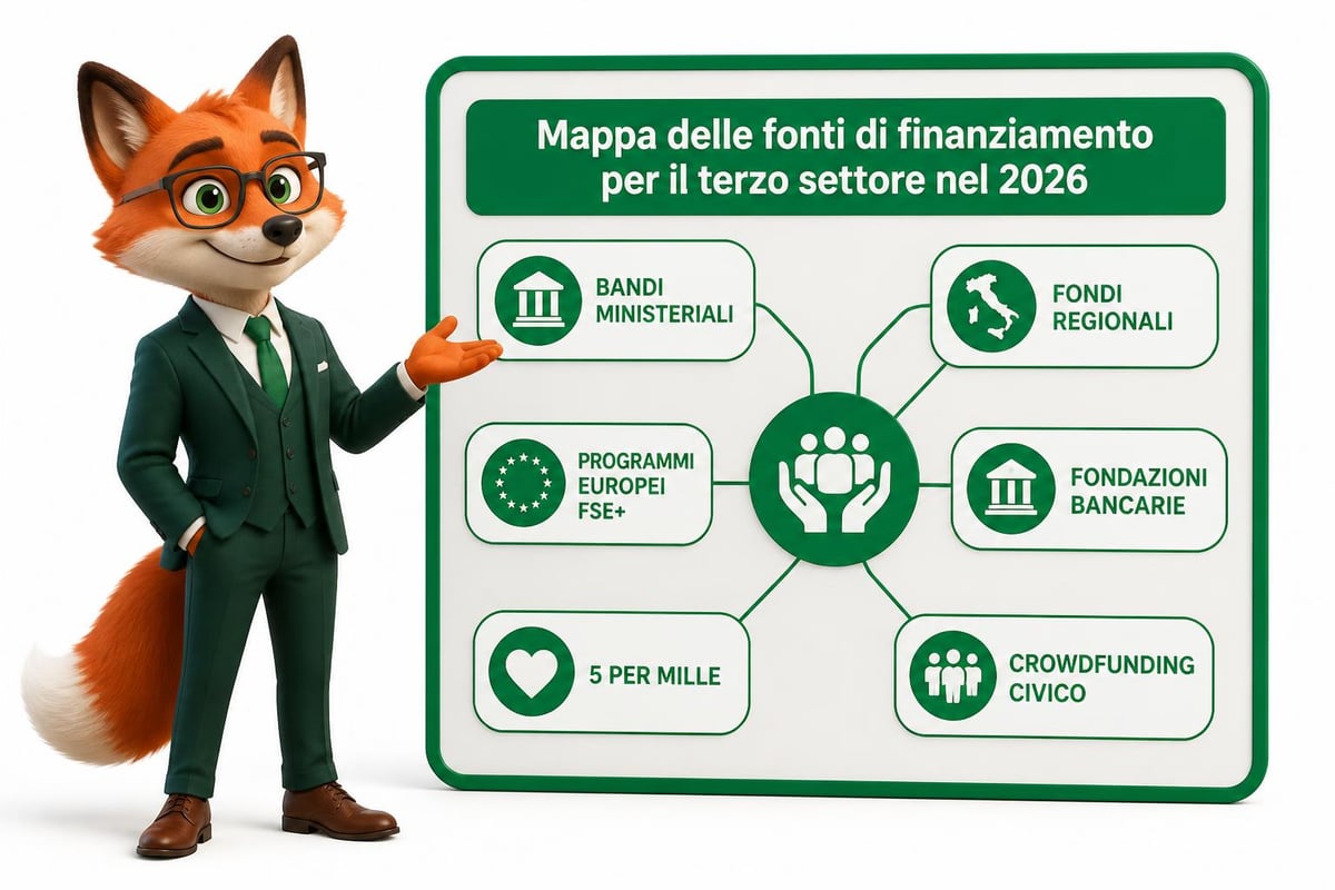 Fonti di finanziamento per il terzo settore