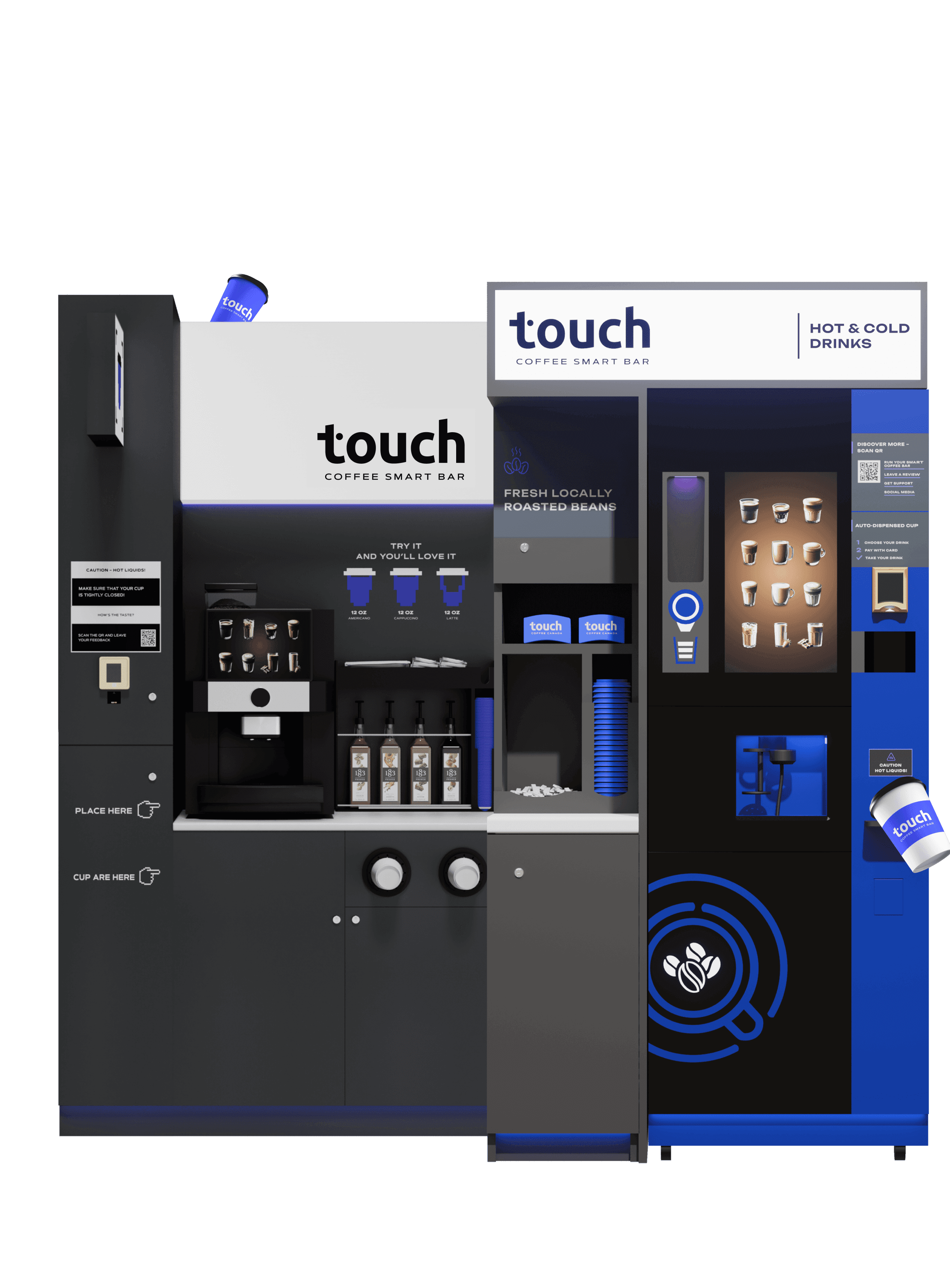 Touch Coffee Smart Bar Models