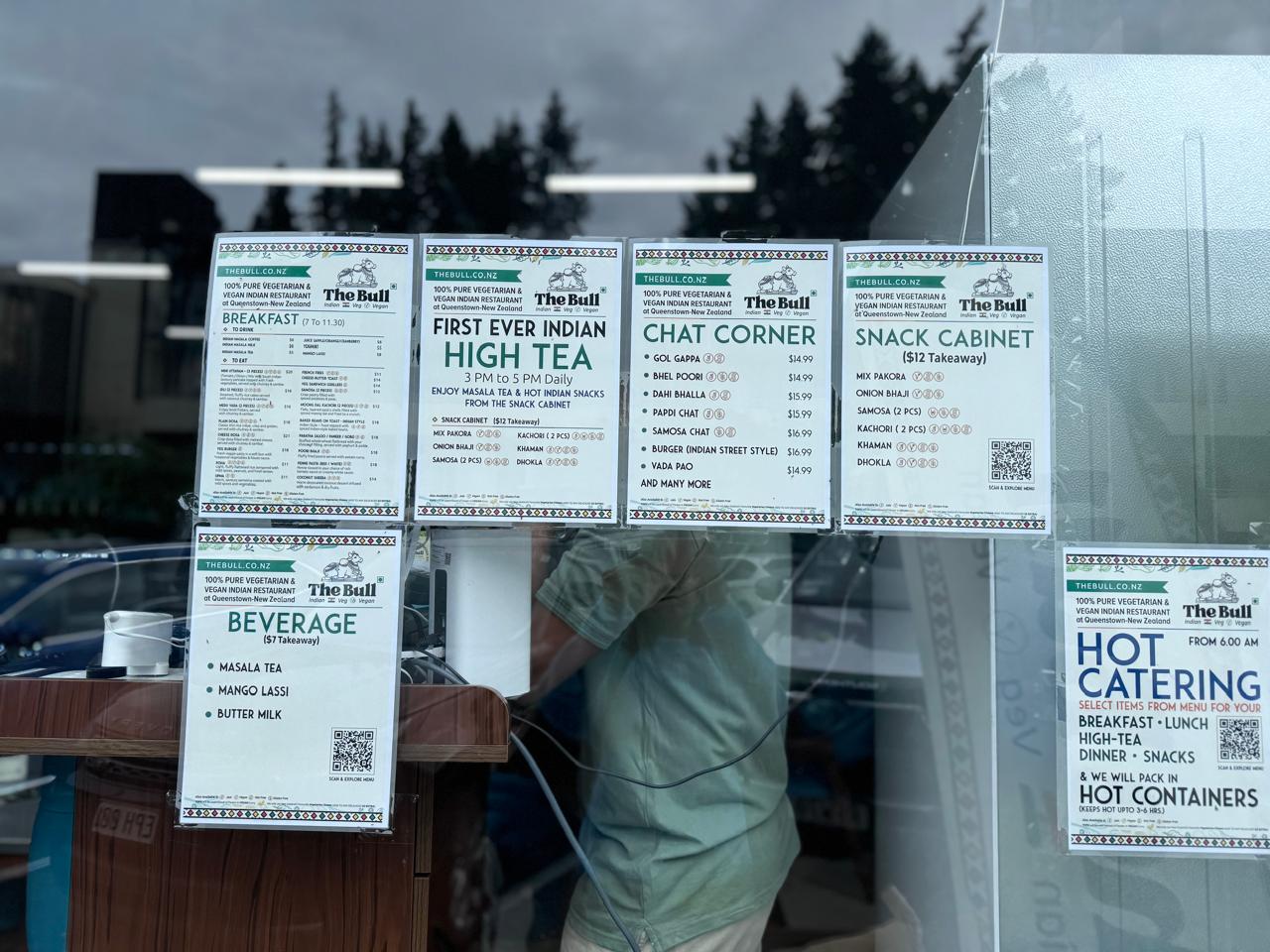 The Indian Menu at The Bull…