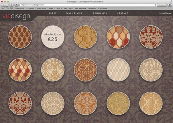 via architectural map on web