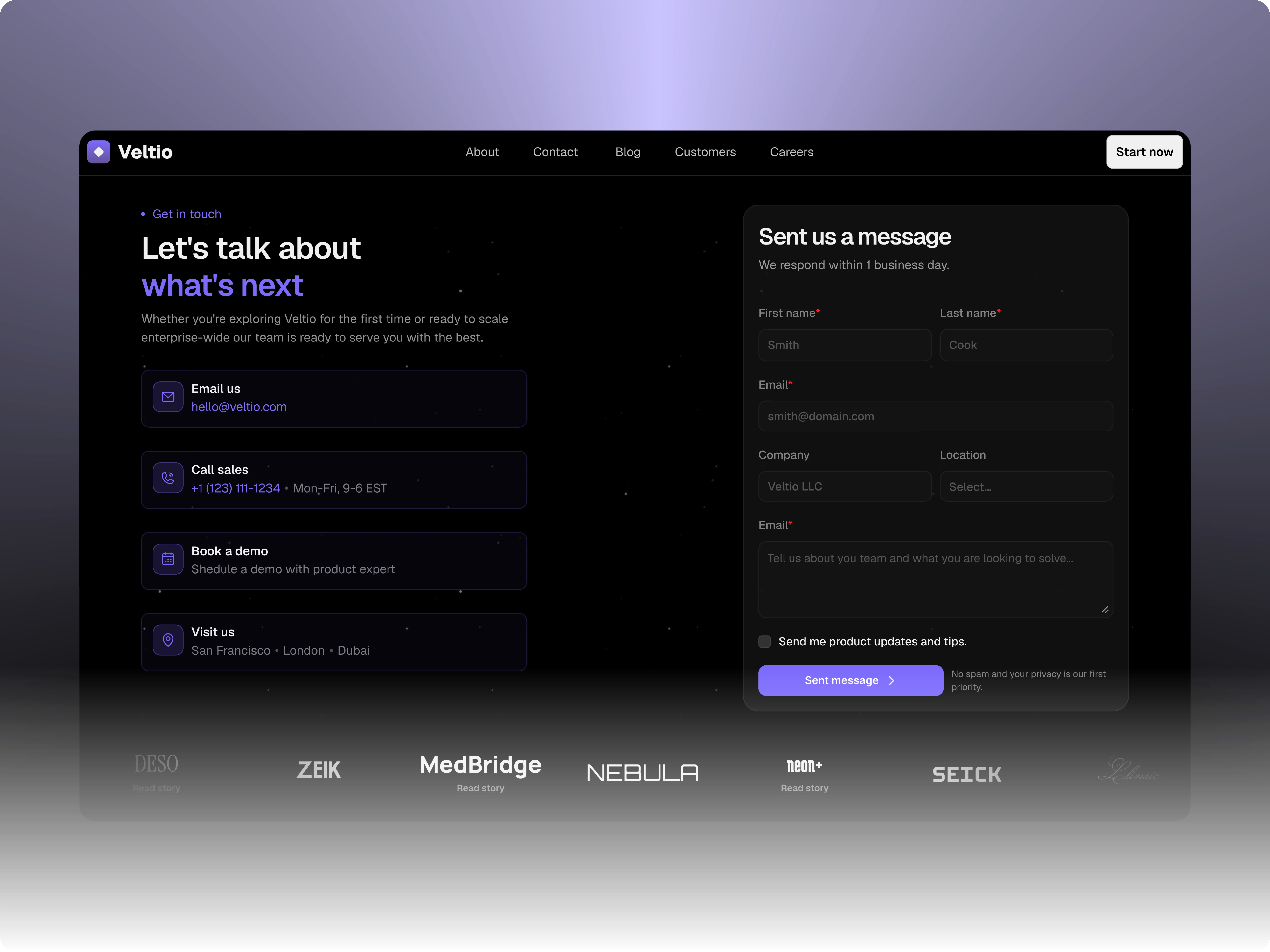 Glowrie, a premium template in Framerstacks for portfolio, agencies, and Saas. This is the acievement section of the website template.