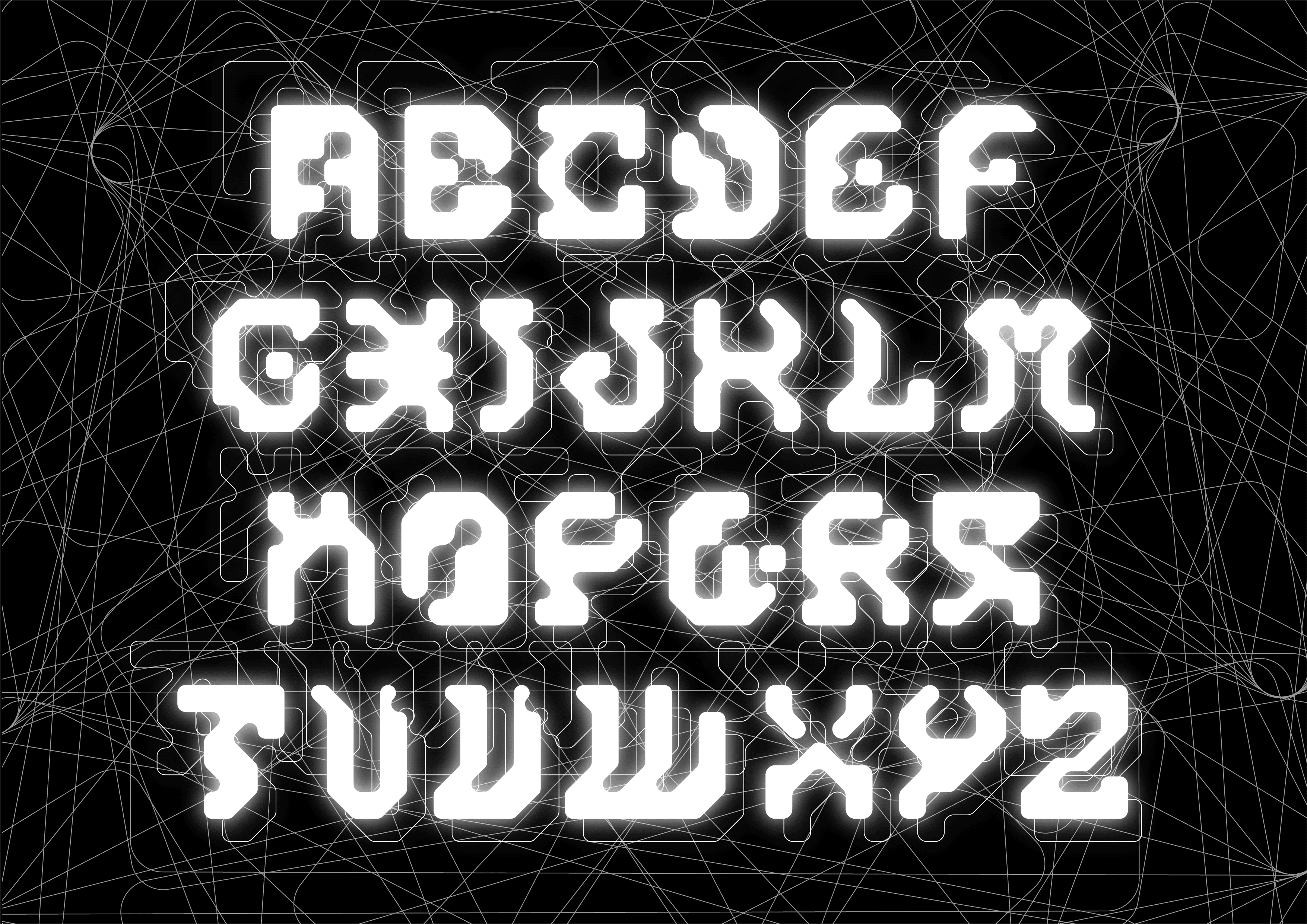 Archaism typography - Luc Nijman