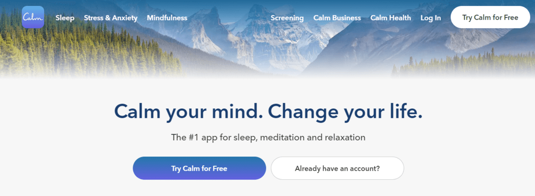 calm - Free Apps for Stretching and Flexibility