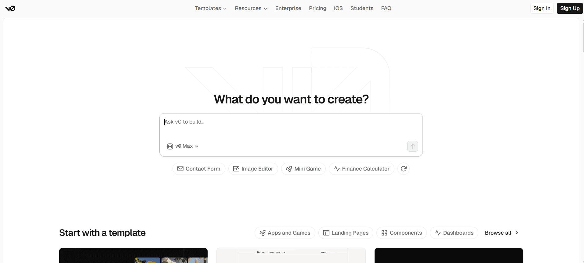 vo by vercel platform