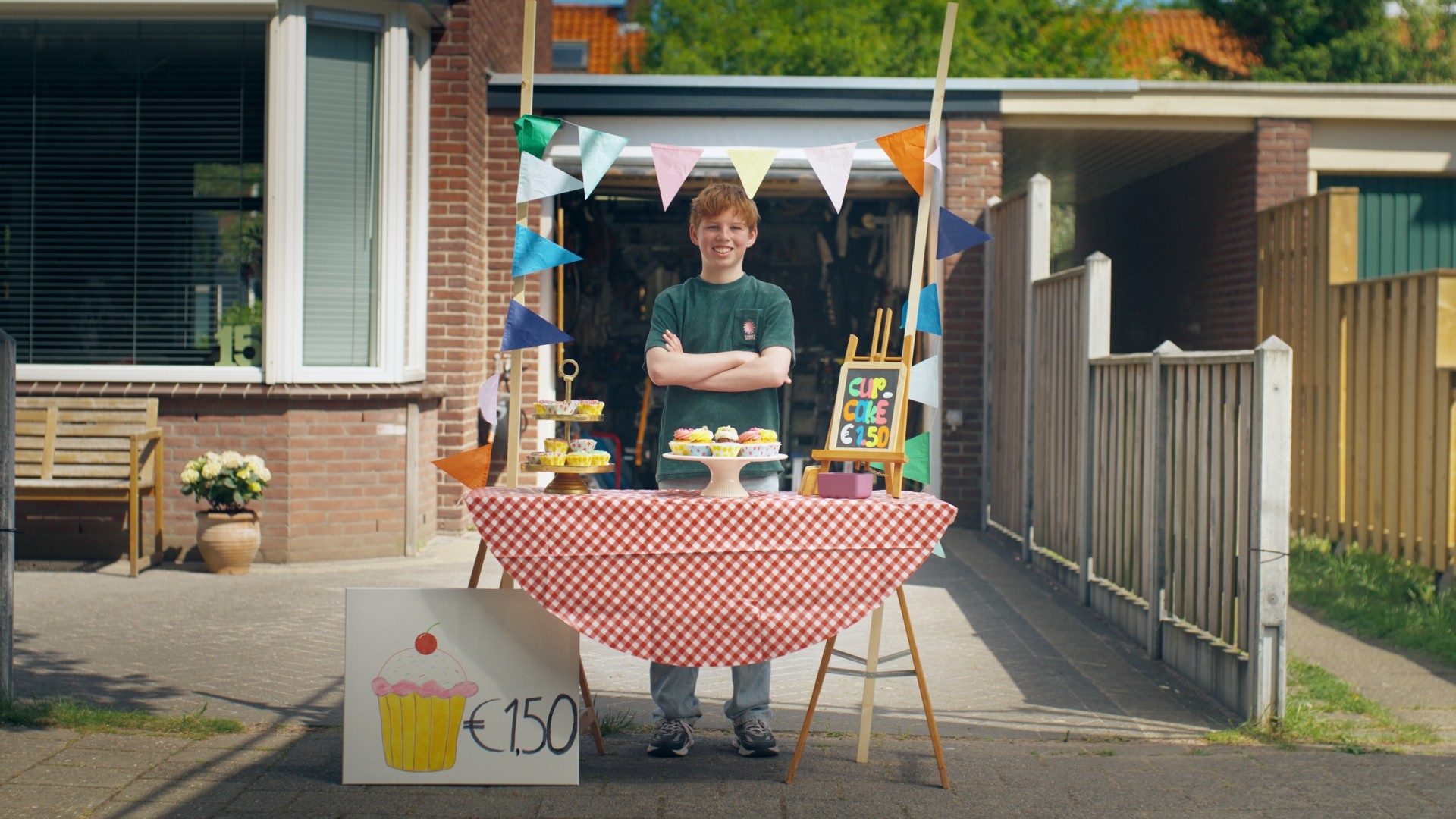Verkoop cupcakes voor KiKa