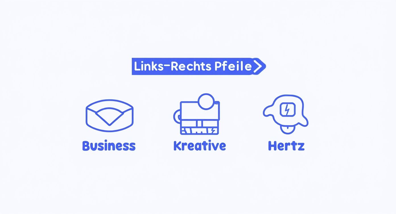 Infografik, die den Prozess der Bildanpassung für Business-, Kreativ- und Privatplattformen darstellt.