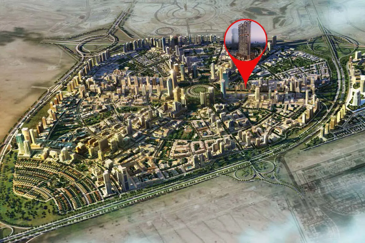 luxor tower by imtiaz developers location map jvc