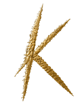 K brand mark