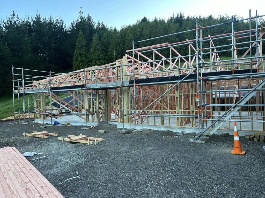 Interior framing for East Auckland renovation work