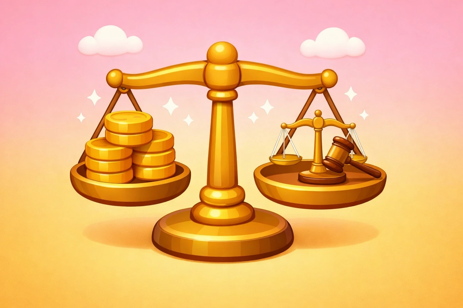 Vaga s novčićima kao simbol poreza i zakonskih olakšica za nekretnine u Sarajevu.