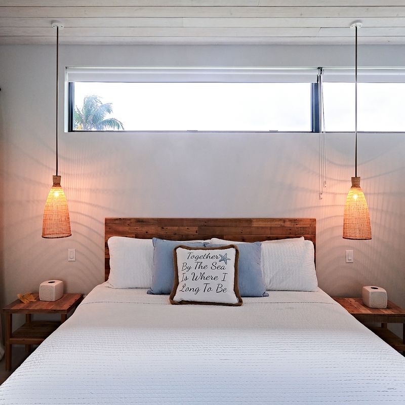 the blue room. King size bed ensuite in Casa Avi. 