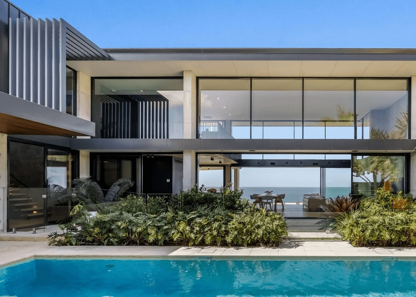 Malibu luxury custom home designed and built by ARCA Builders.