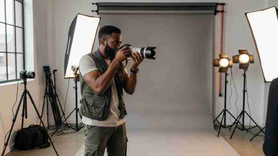 Close-up of a dark green leaf showing its textured surface and central vein against a muted background.