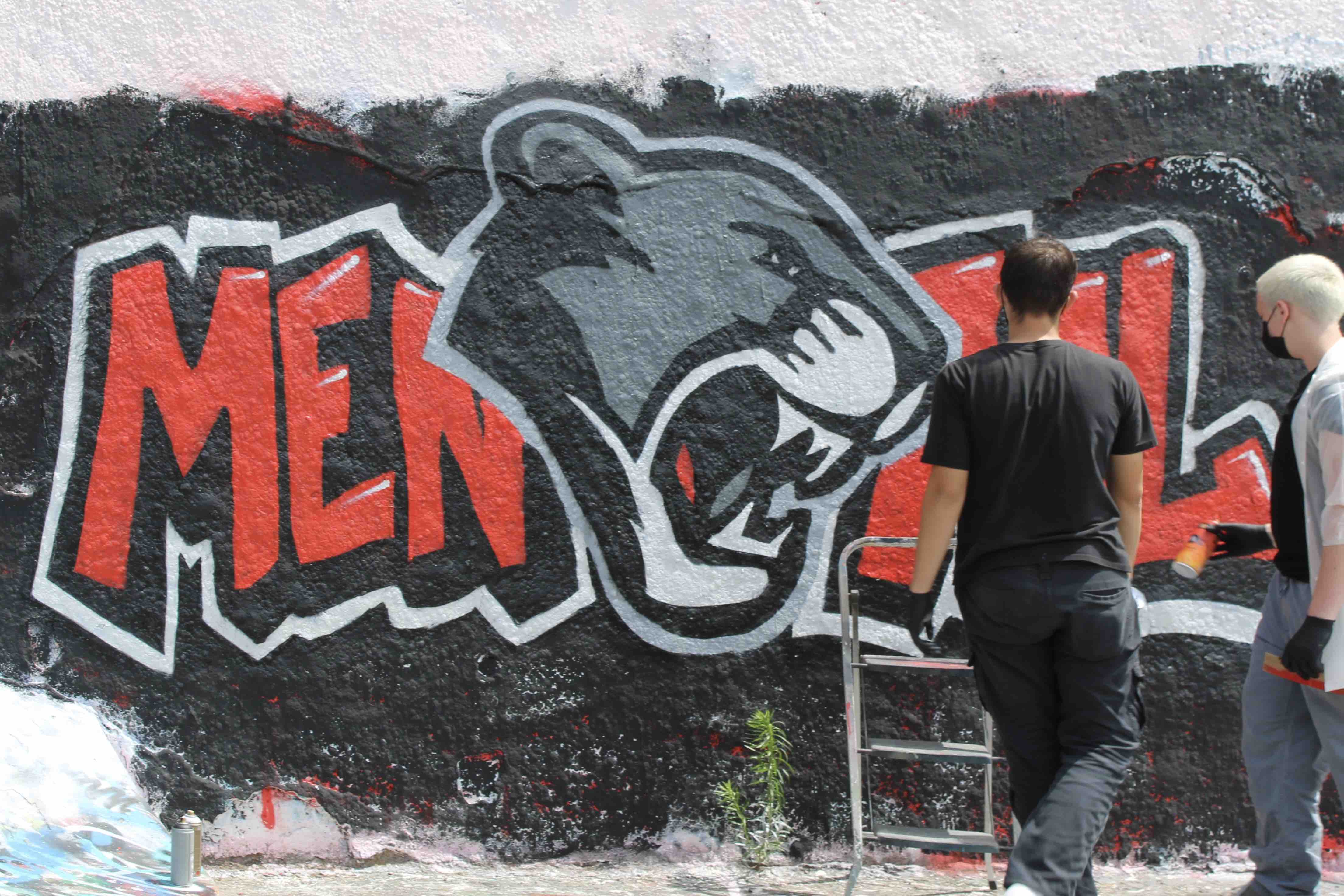 Schulprojekt Graffiti & Street Art in Heidelberg mit amerikanischen Austauschschülern