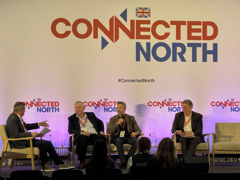 Tommy Toner on a panel at Connected North