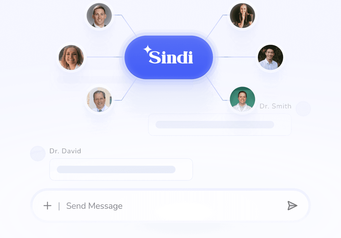 HIPAA-compliant dental messaging platform with secure interoffice communication thread
