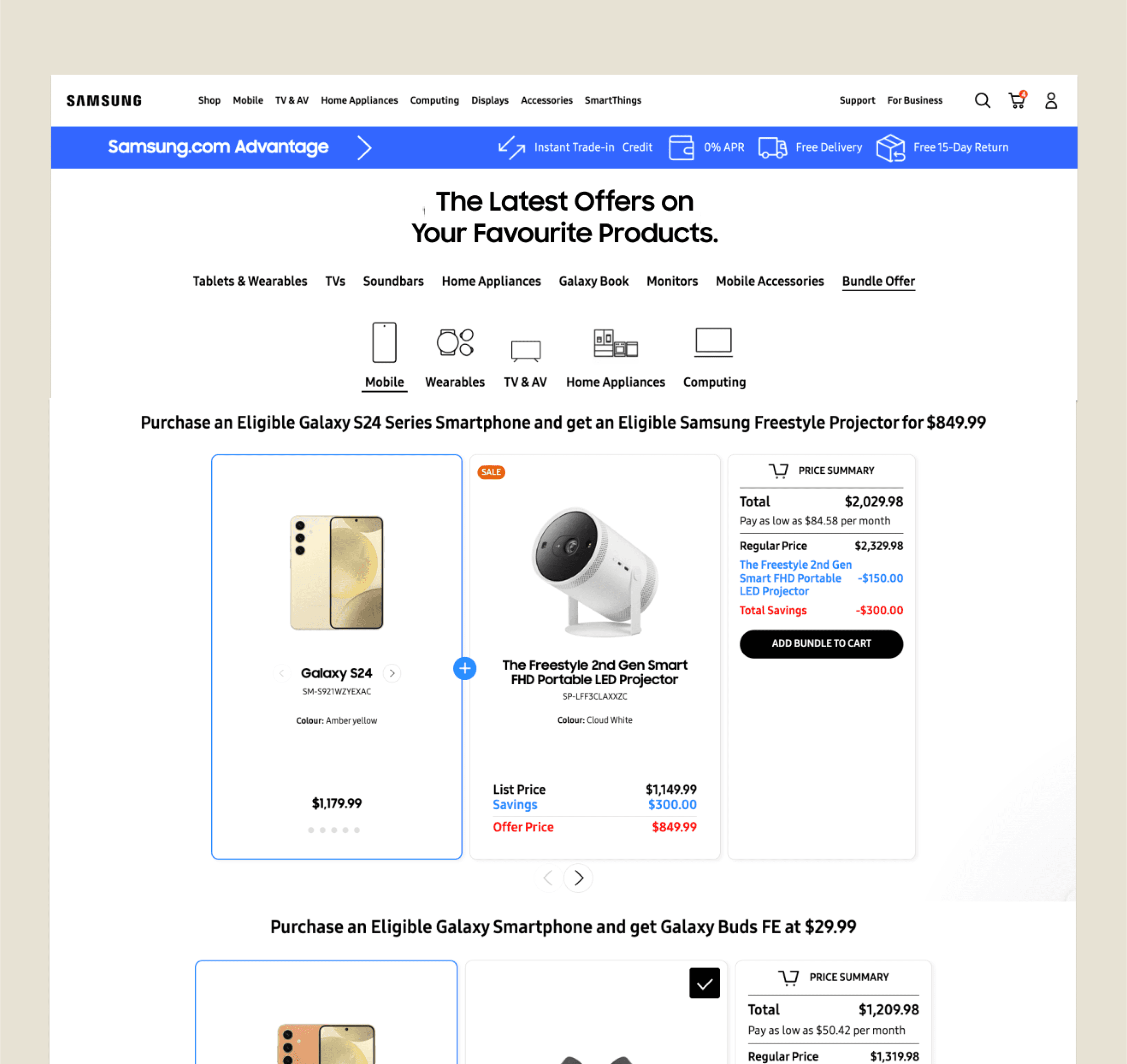 Web page with ux analysis and product strategy applied