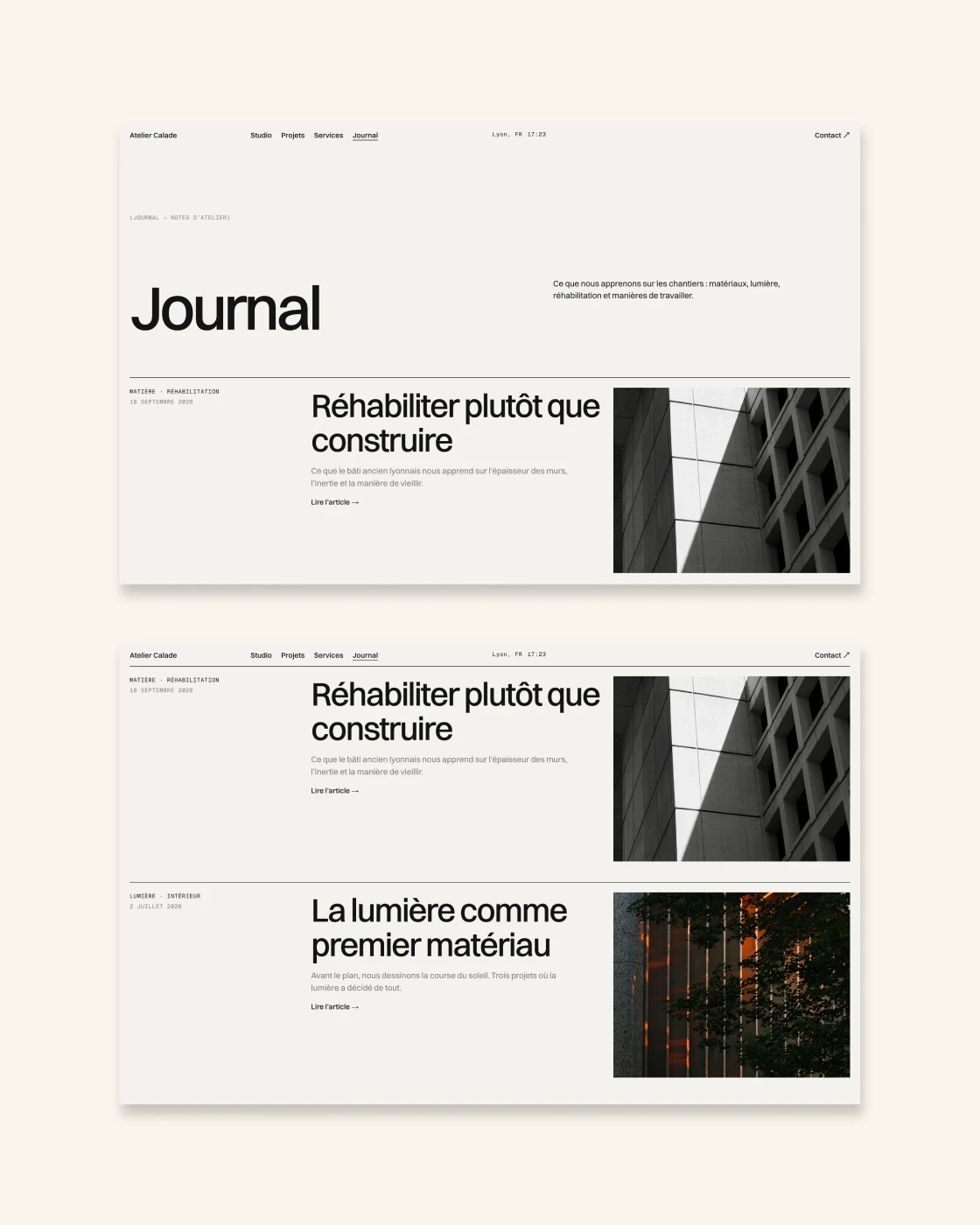 Projet Atelier Calade : solution retenue, visuel 1