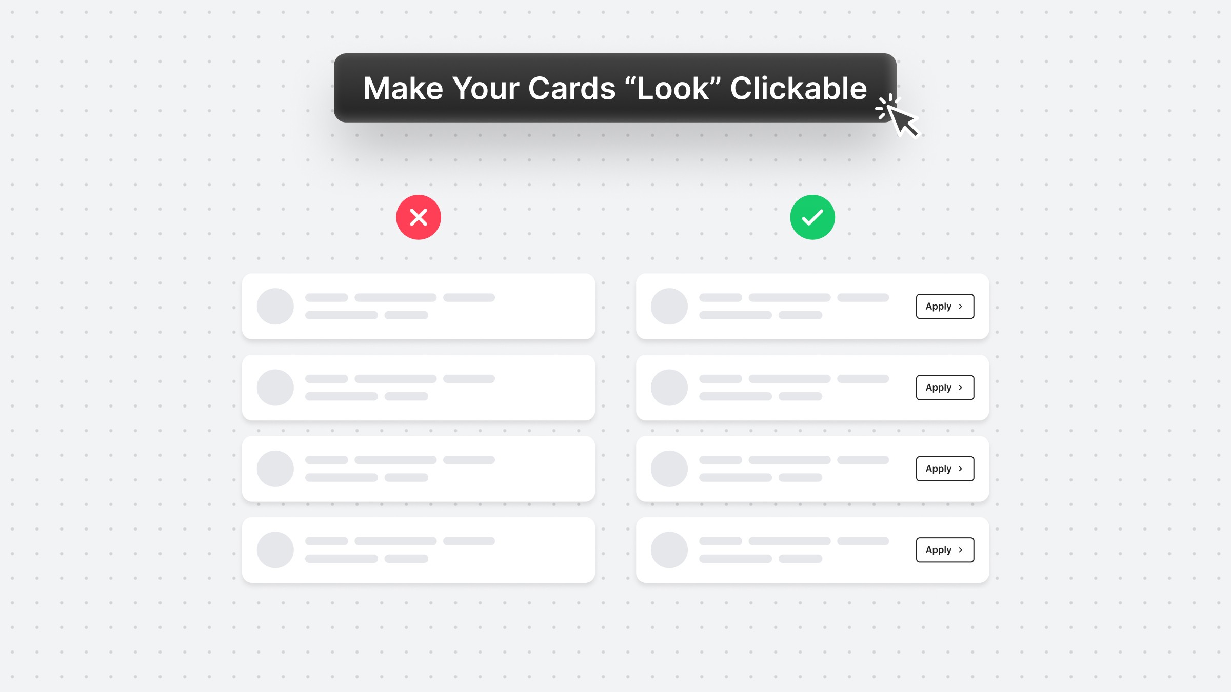 Make Cards Look Clickable