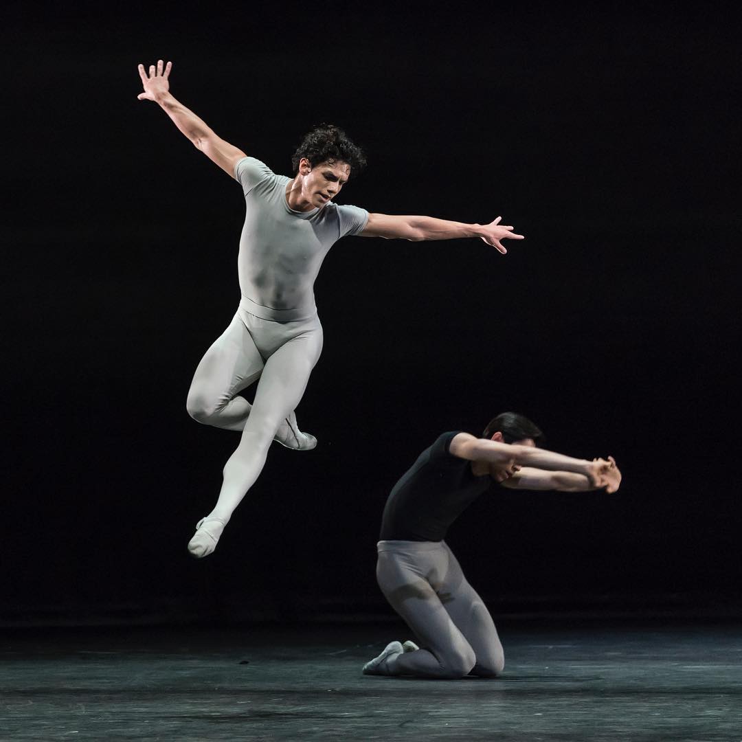 Photo of Isaac Hernandez dancing for English Nacional Ballet