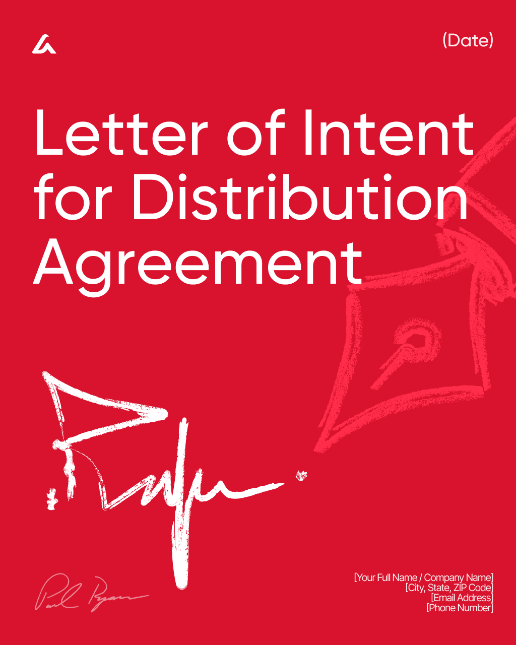 Letter of Intent for Distribution Agreement