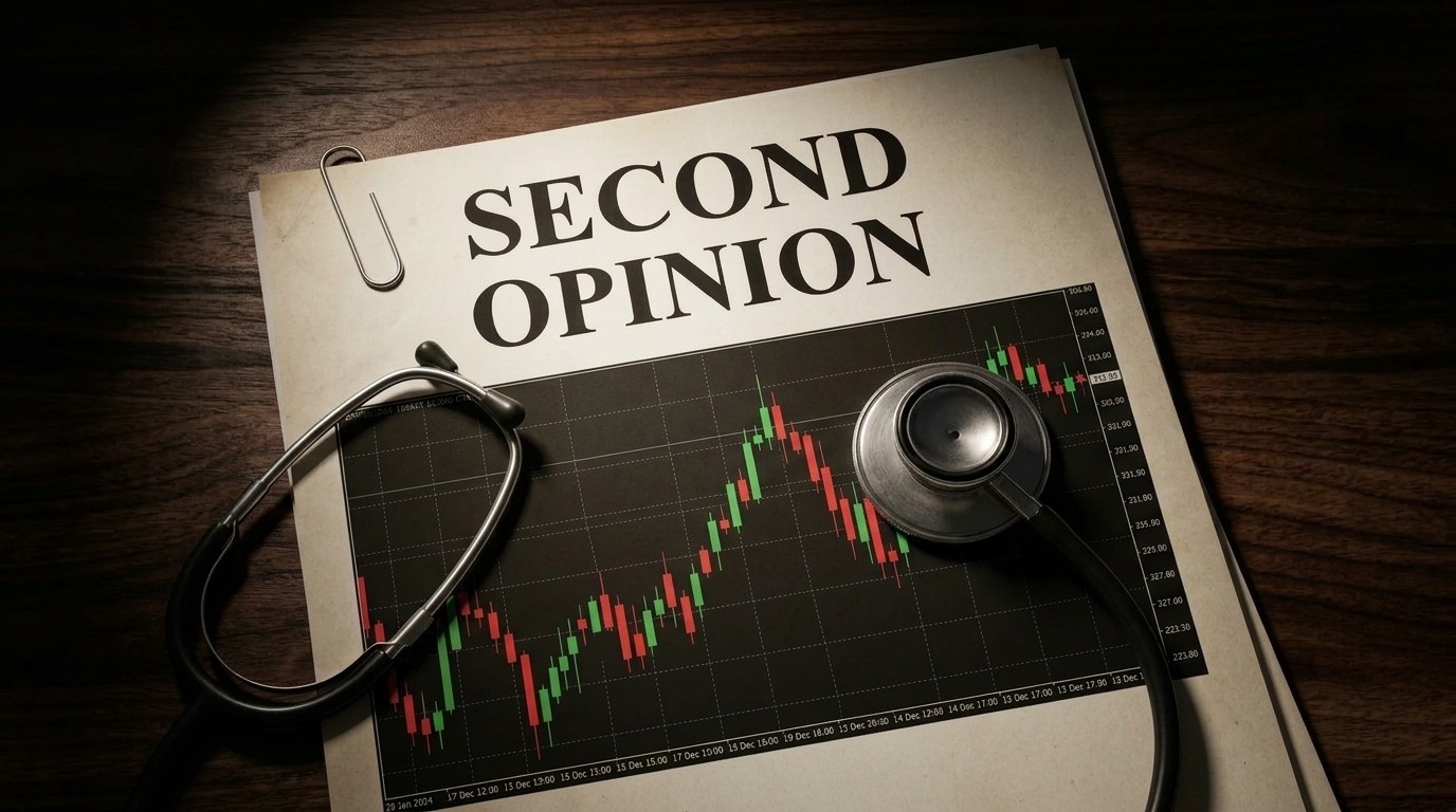 Pre-trade second opinion check before clicking buy