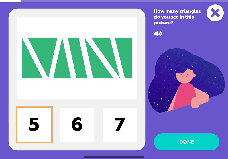 Triangle shape: find all triangles in the picture