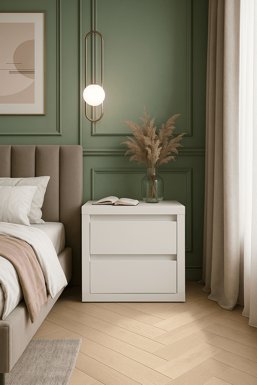 brown wooden center table inside room