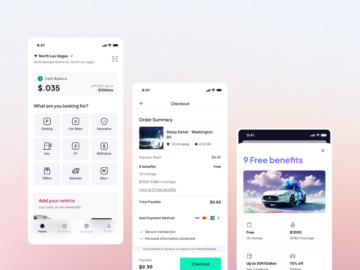 Way app screens