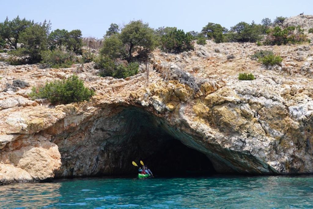 sea kayaking, naxos