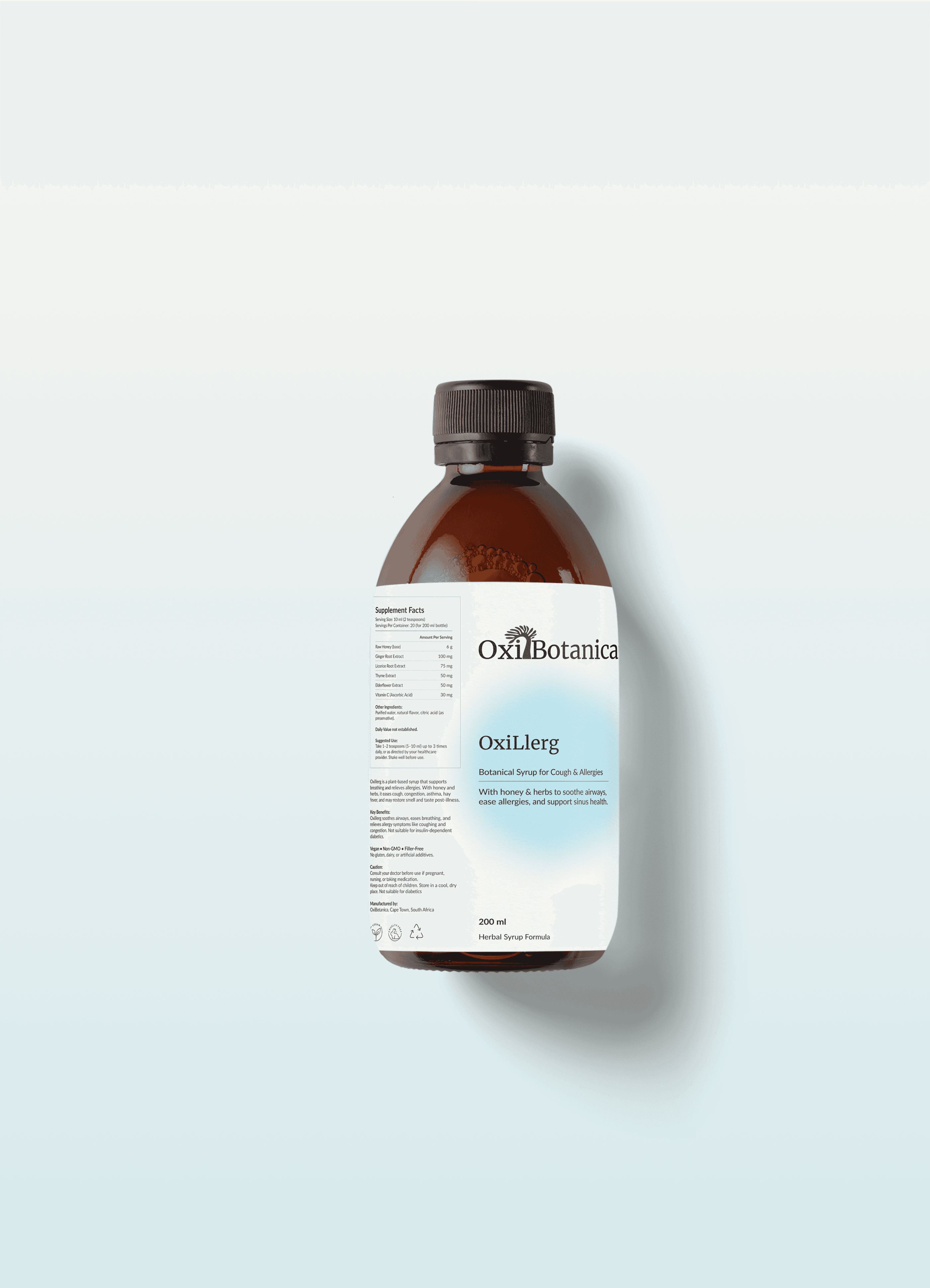 OxiLlerg Bottle Front View