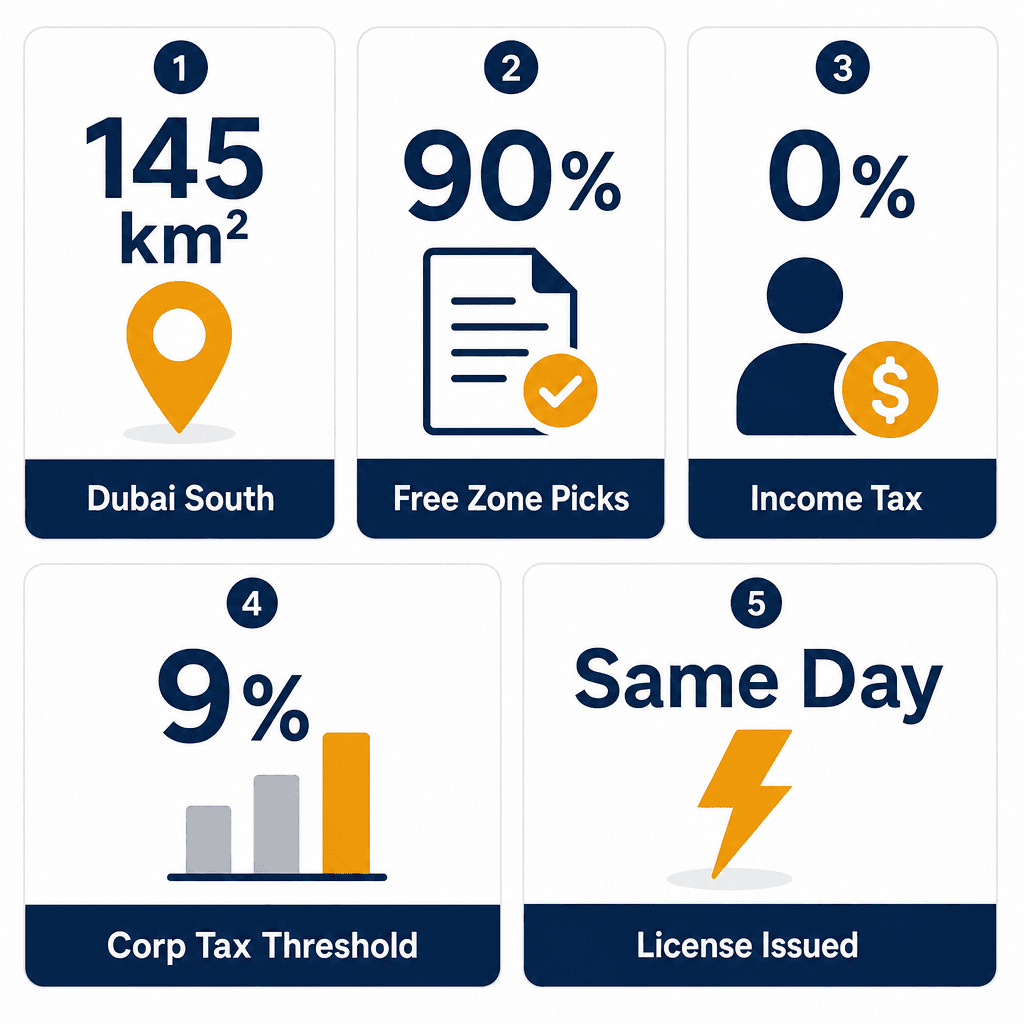 Infographic: Dubai South Business Hub: Complete Guide