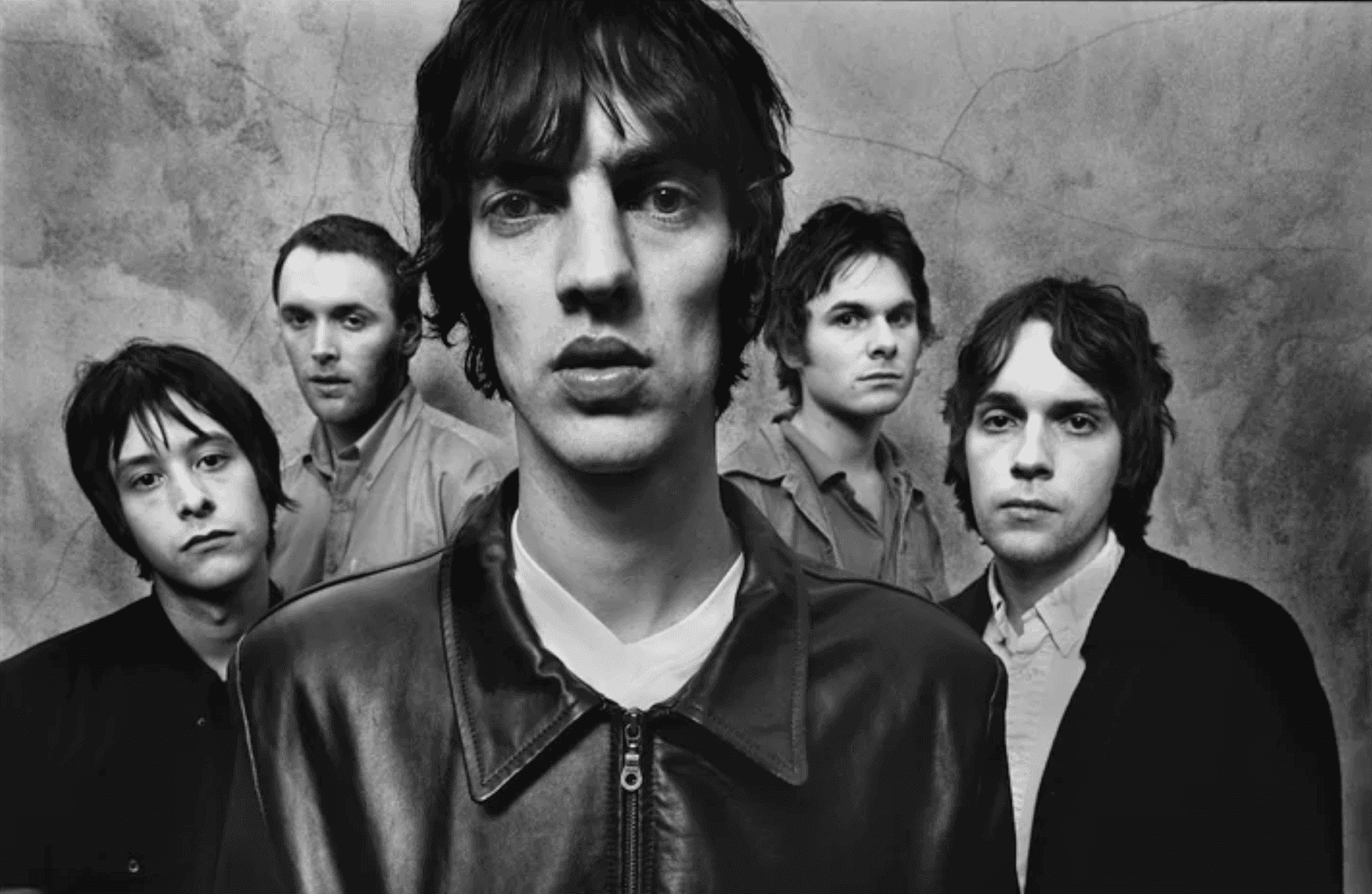 Black and white promo photo of the Verve