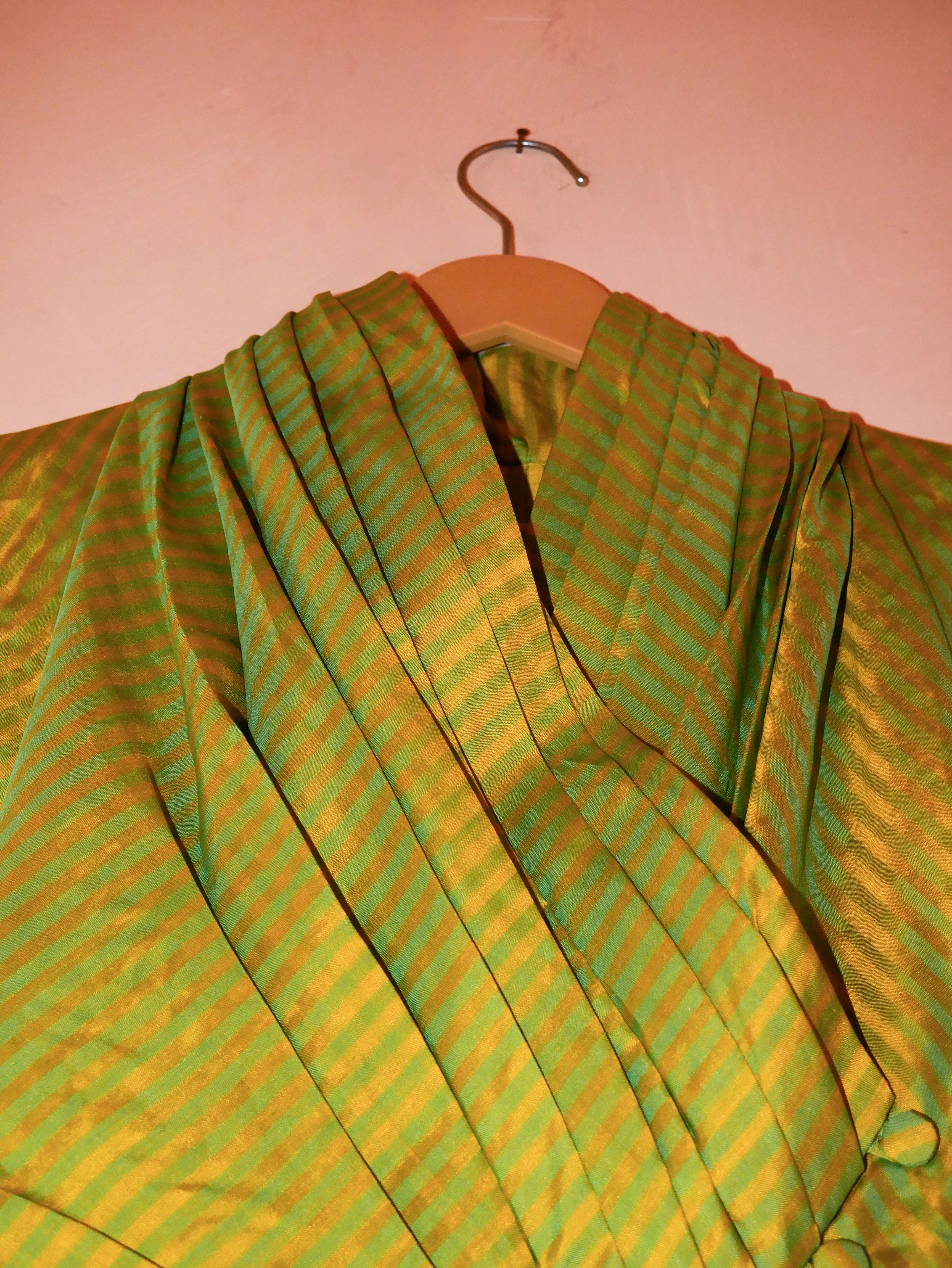 ANTRIKHA Top is a one of a kind piece, handcrafted in house from pure silk.