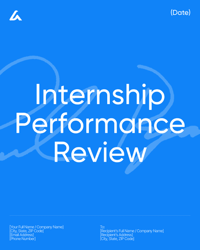 Internship Performance Review