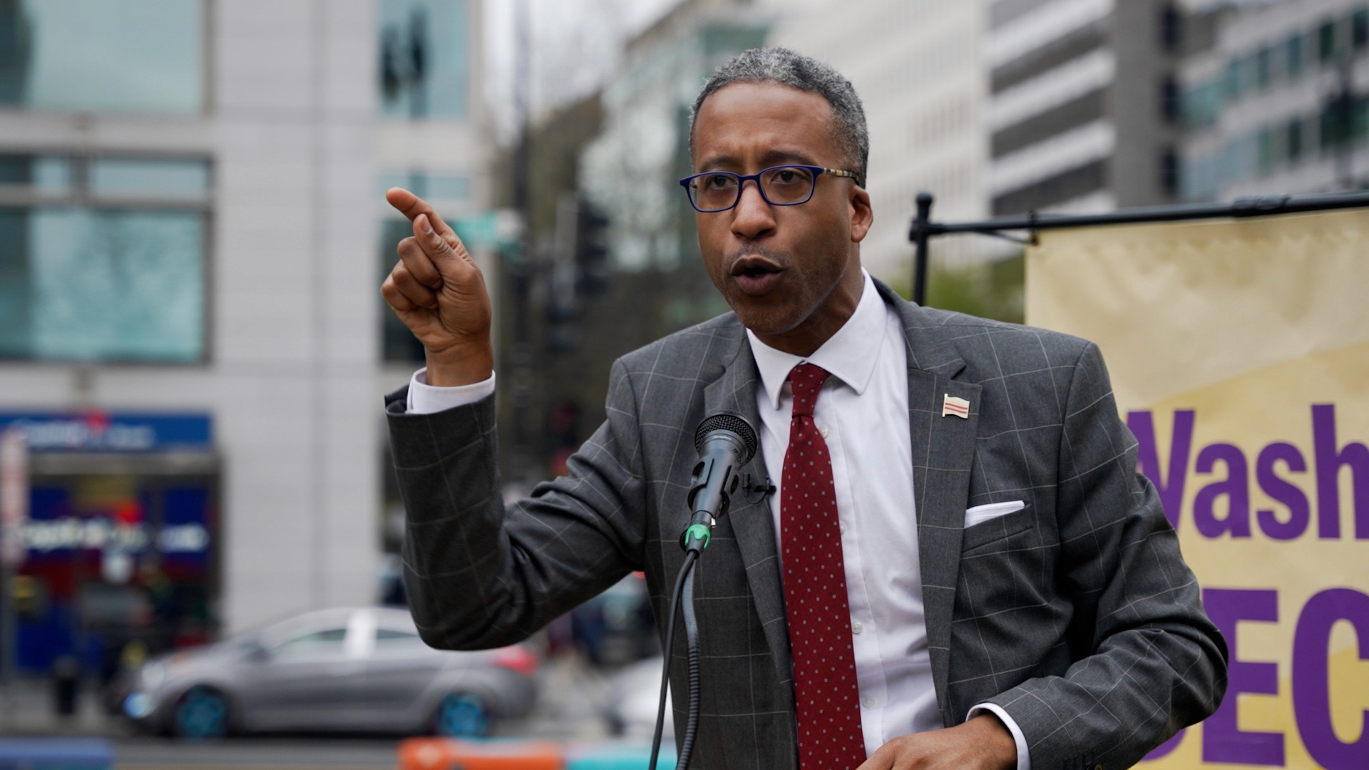 team workspace with people working