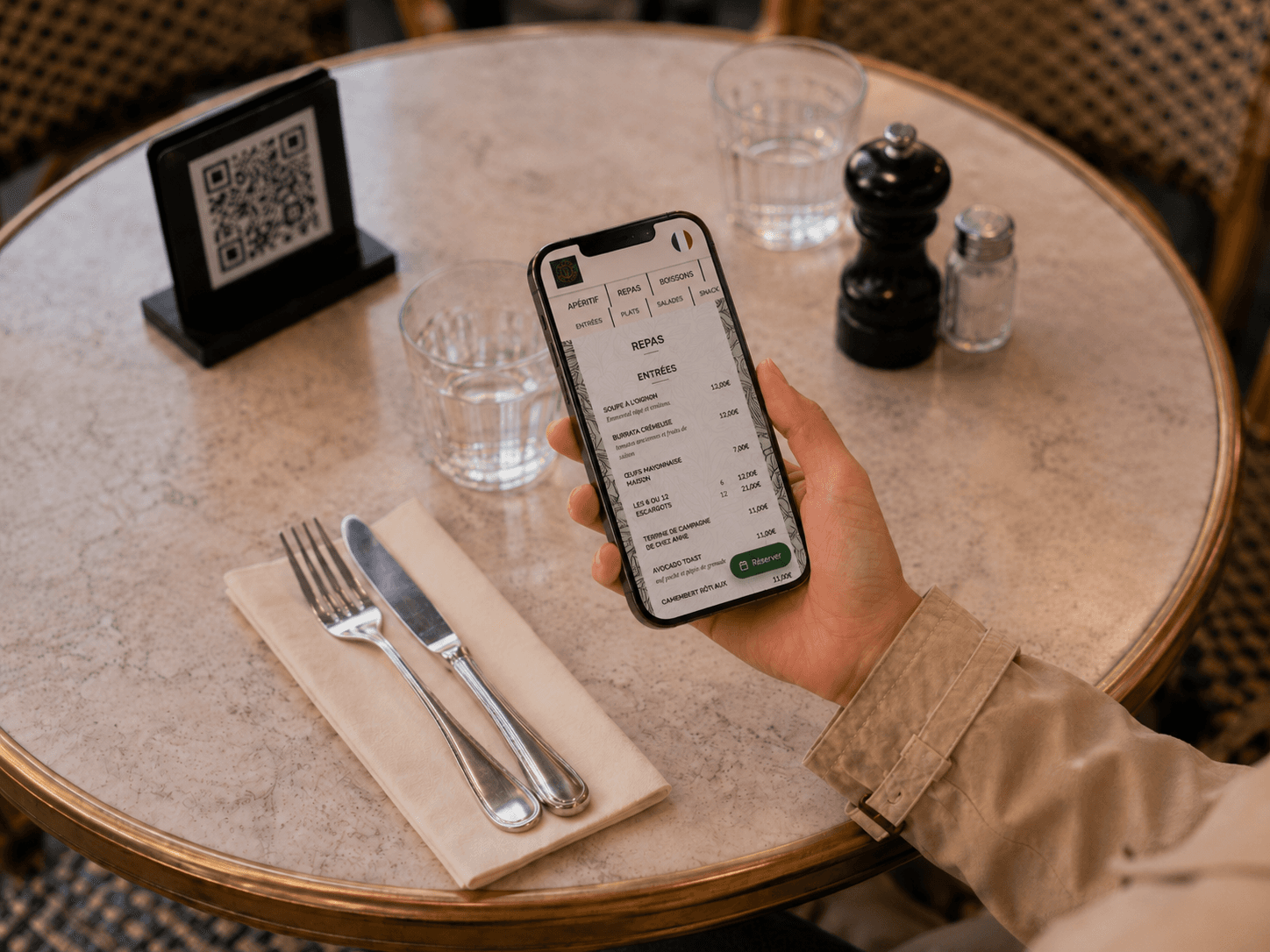 A mockup of Freelio's mobile app