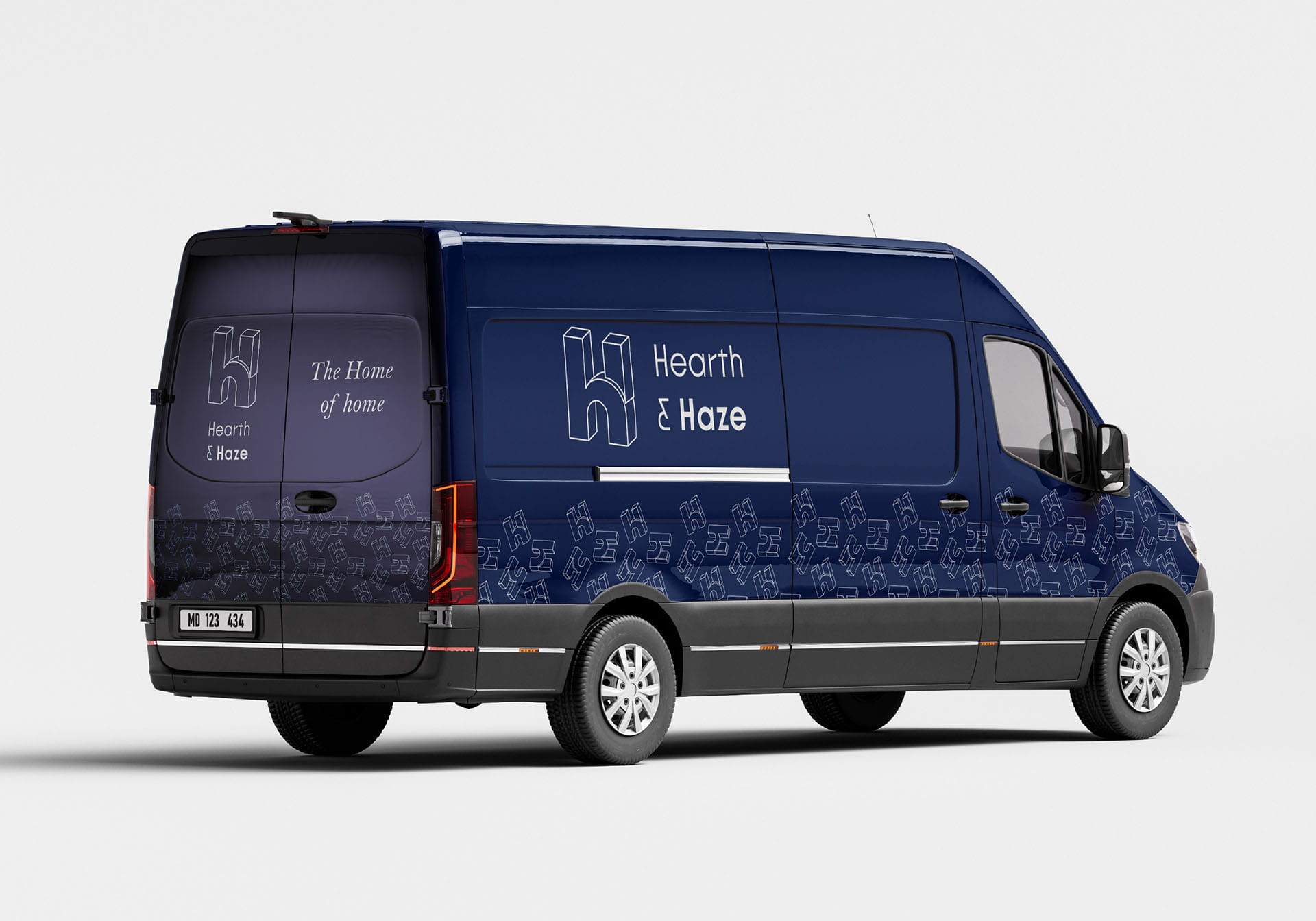 Hearth & Haze company van decals 