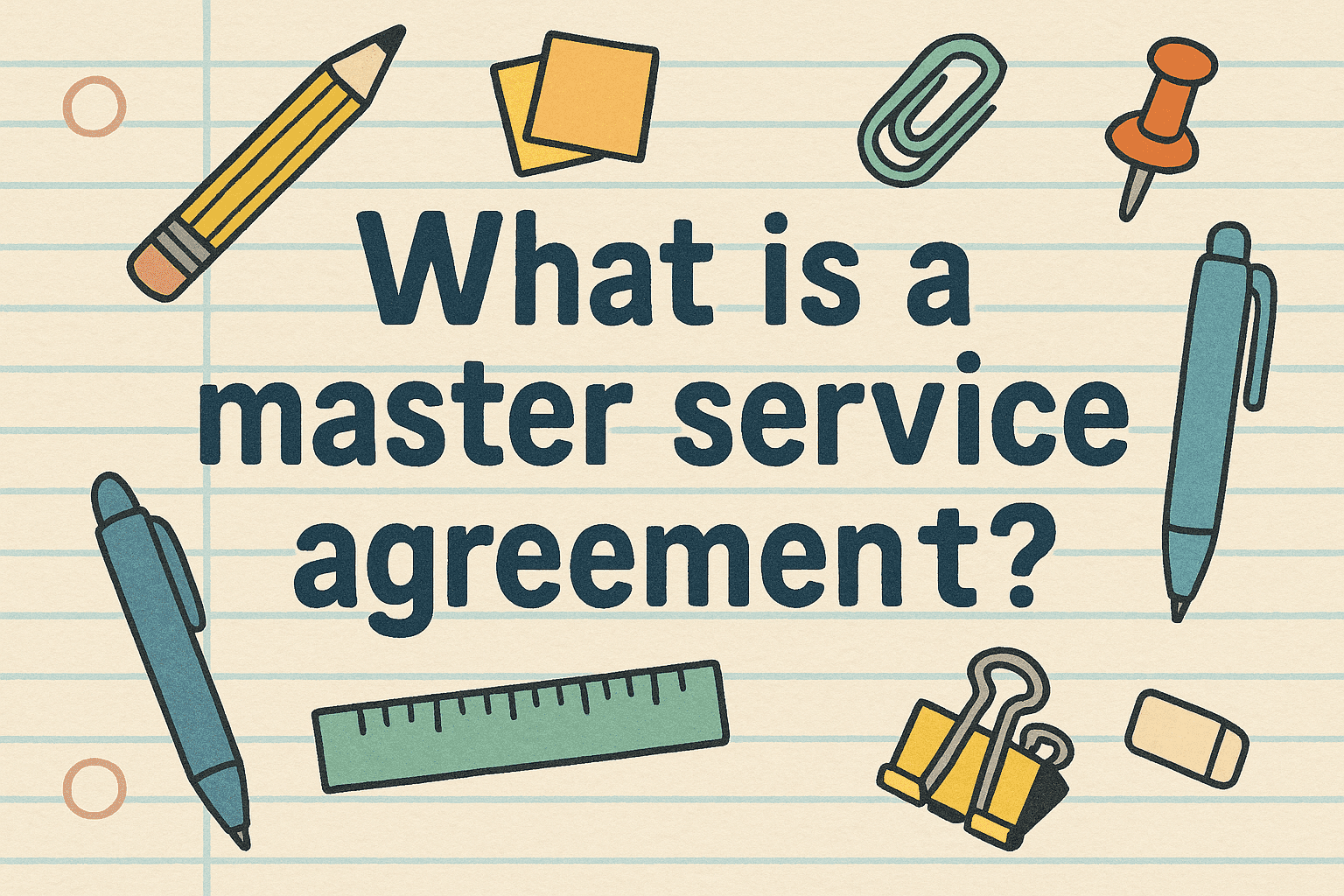 master service agreement