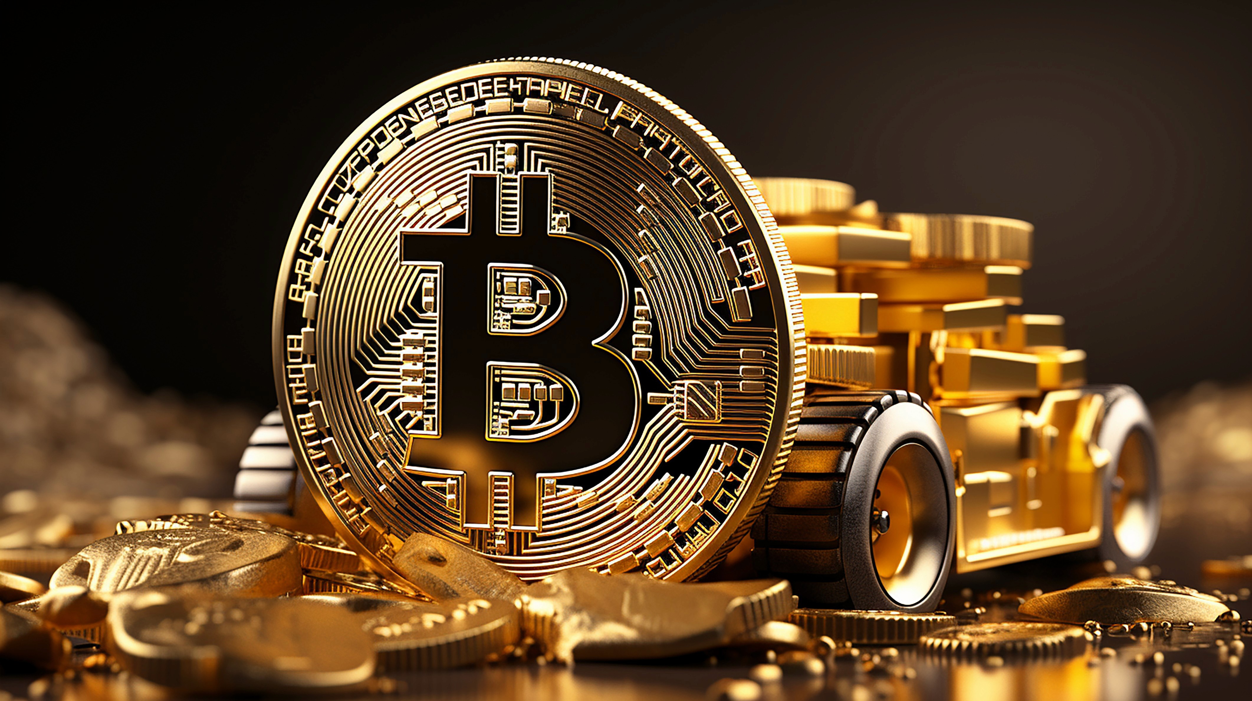Bitcoins on the Table Cryptocurrency