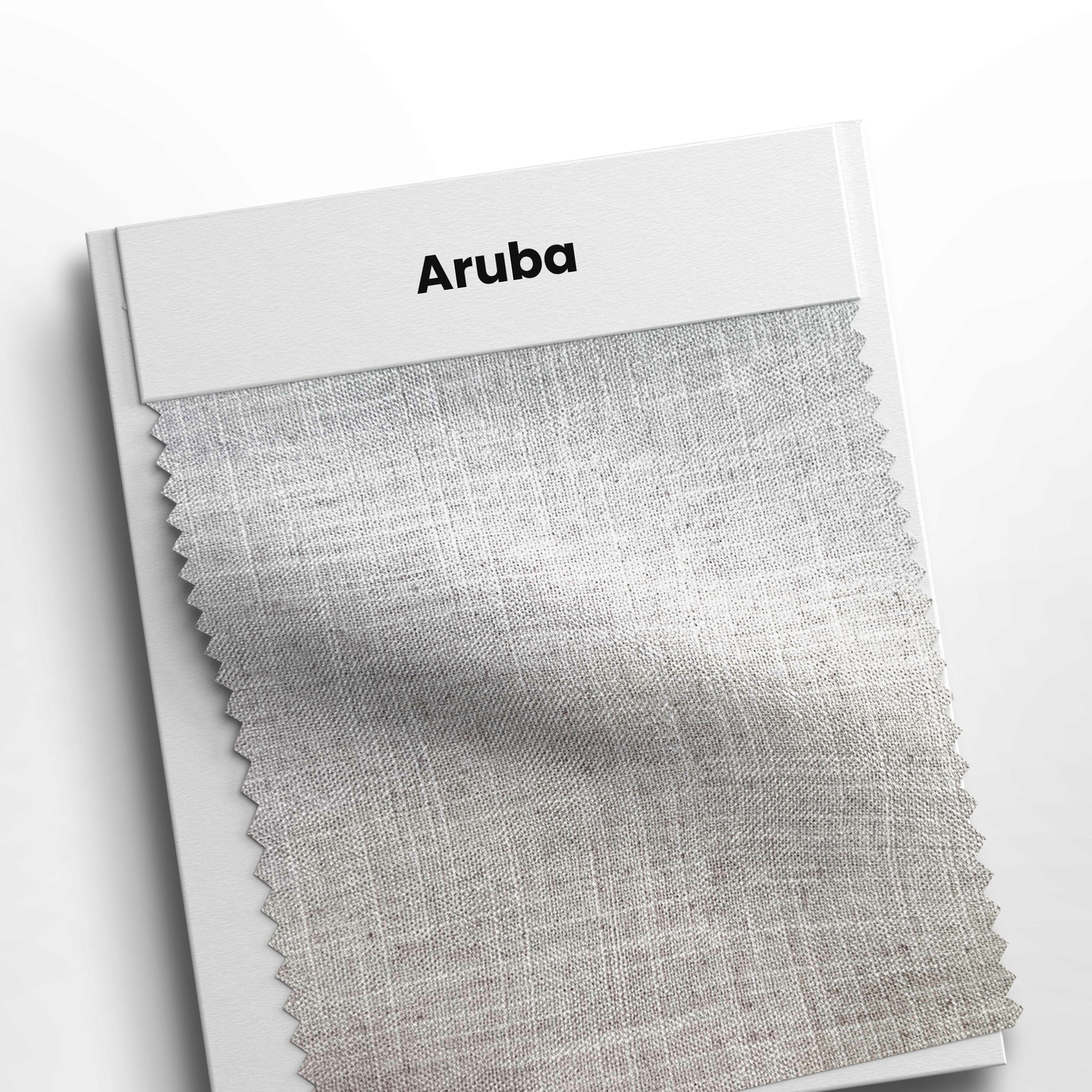 mostruário com tecido aruba cor 44