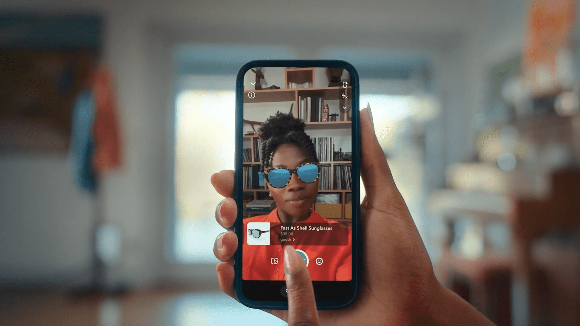 UI animations — Interface animations I helped create for the hero sizzle videos, bringing the Snapchat camera to life on the big stage.