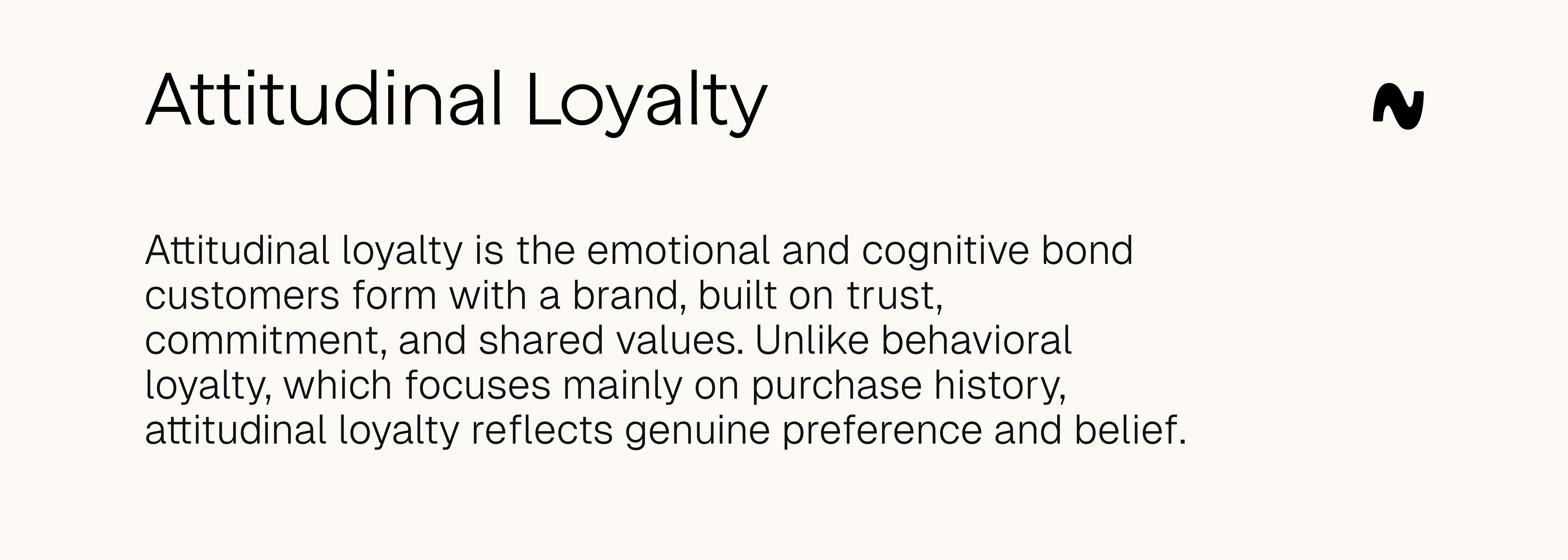 Attitudinal loyalty definition