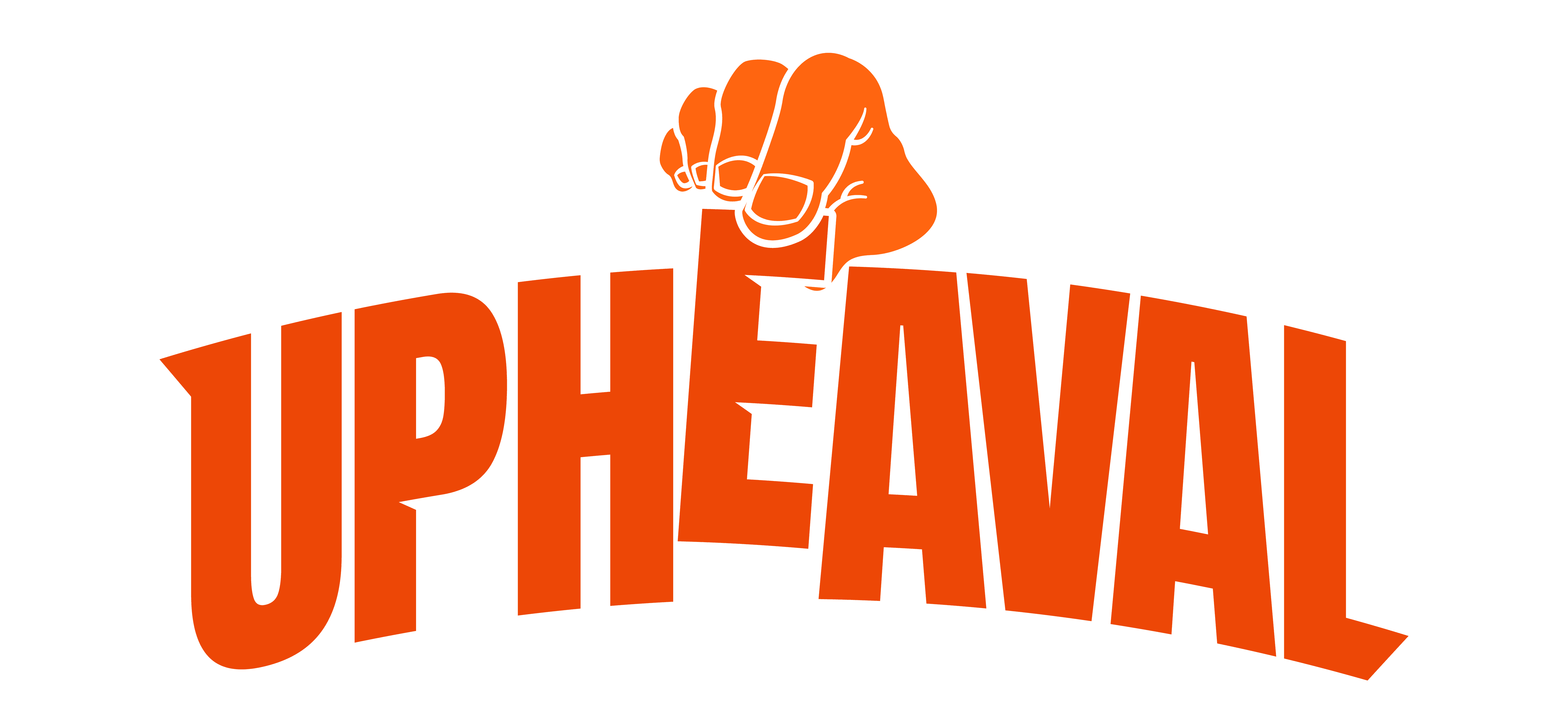 Upheaval logo for design business.