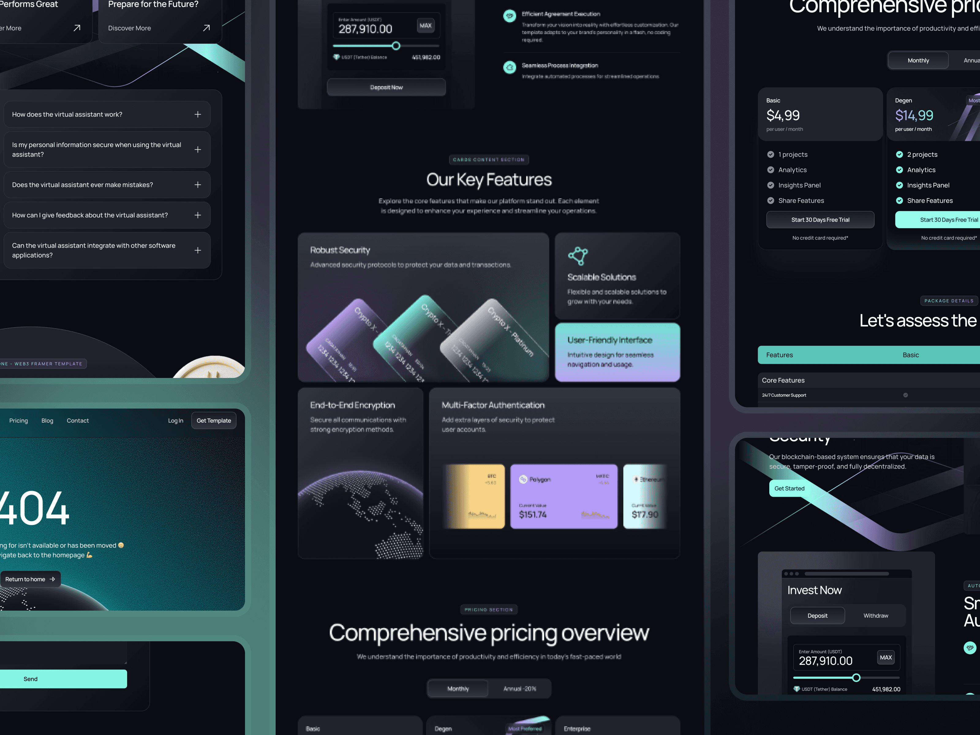 Crypto X Framer Template Cover Image 3