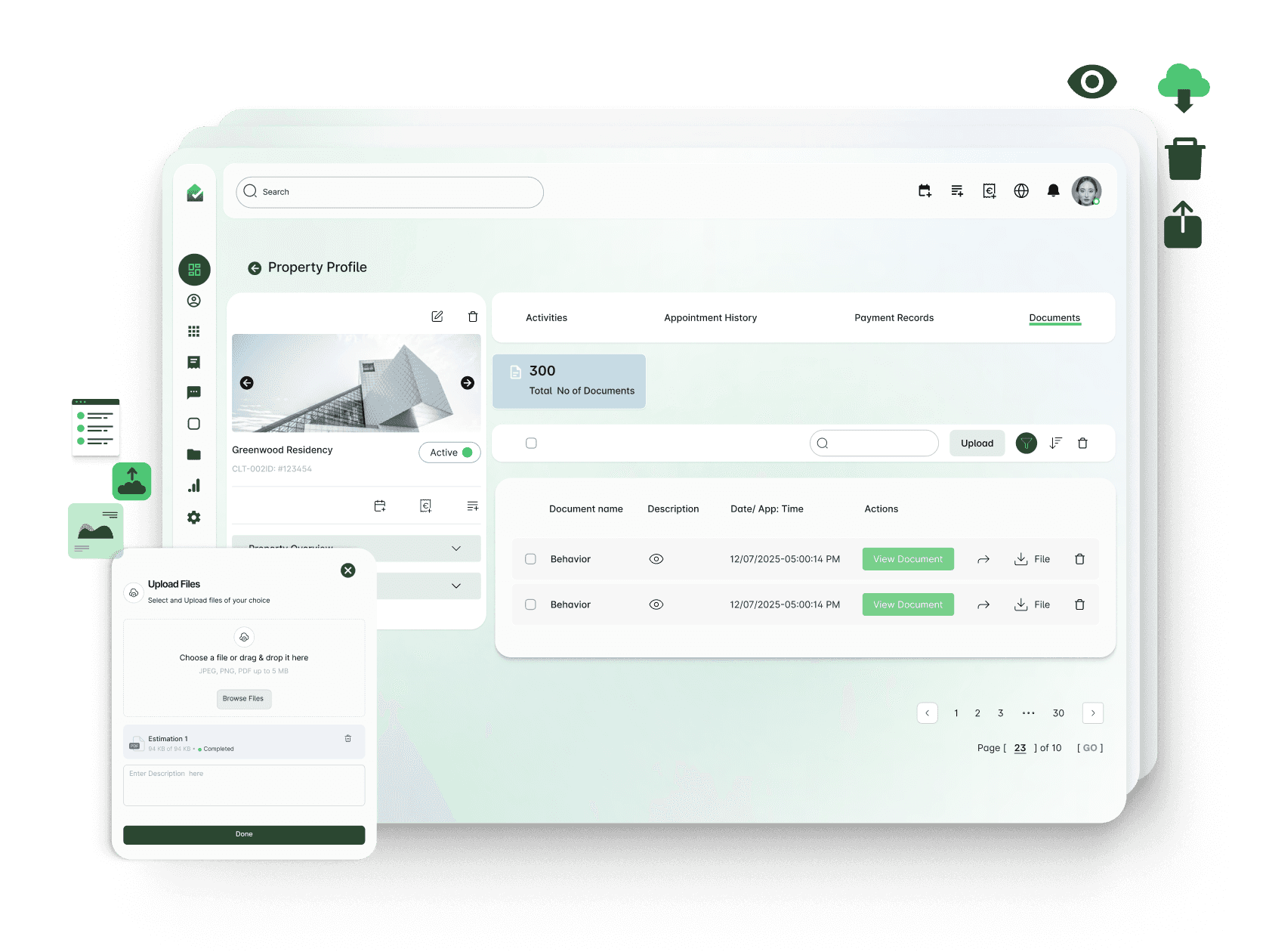 An image of Dreelio's in app customization feature